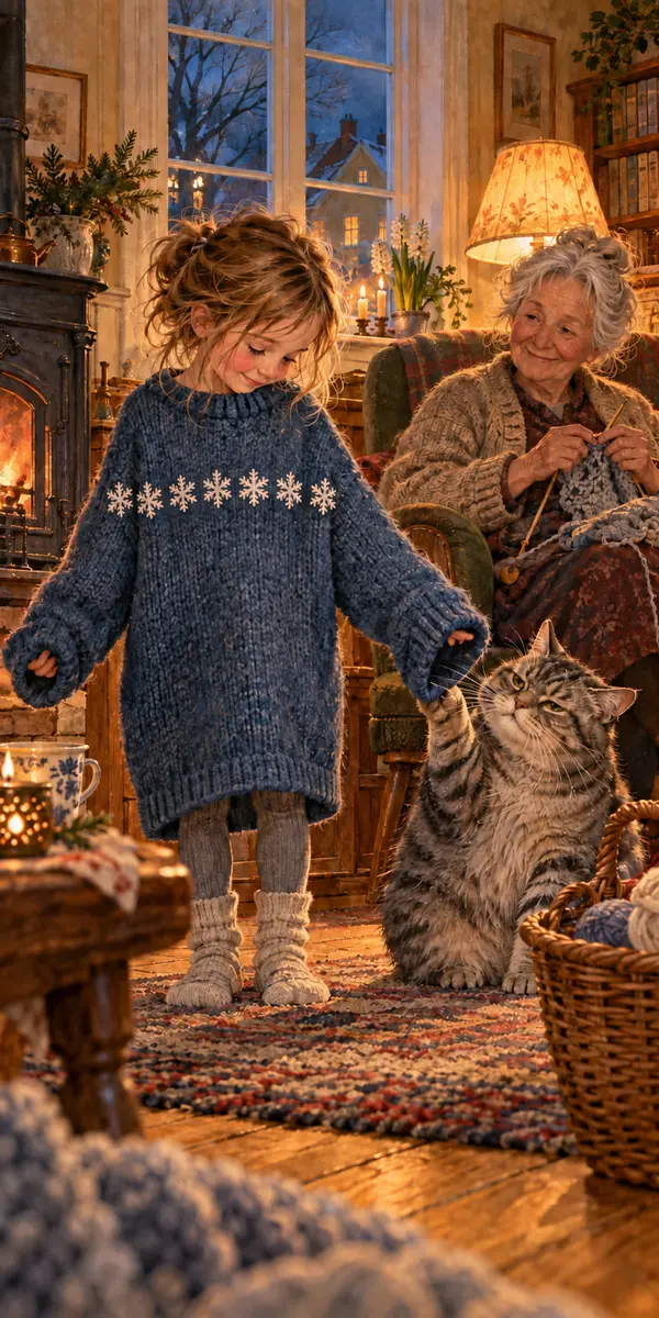 Cover til Uldtrøjen der Blev for Lille