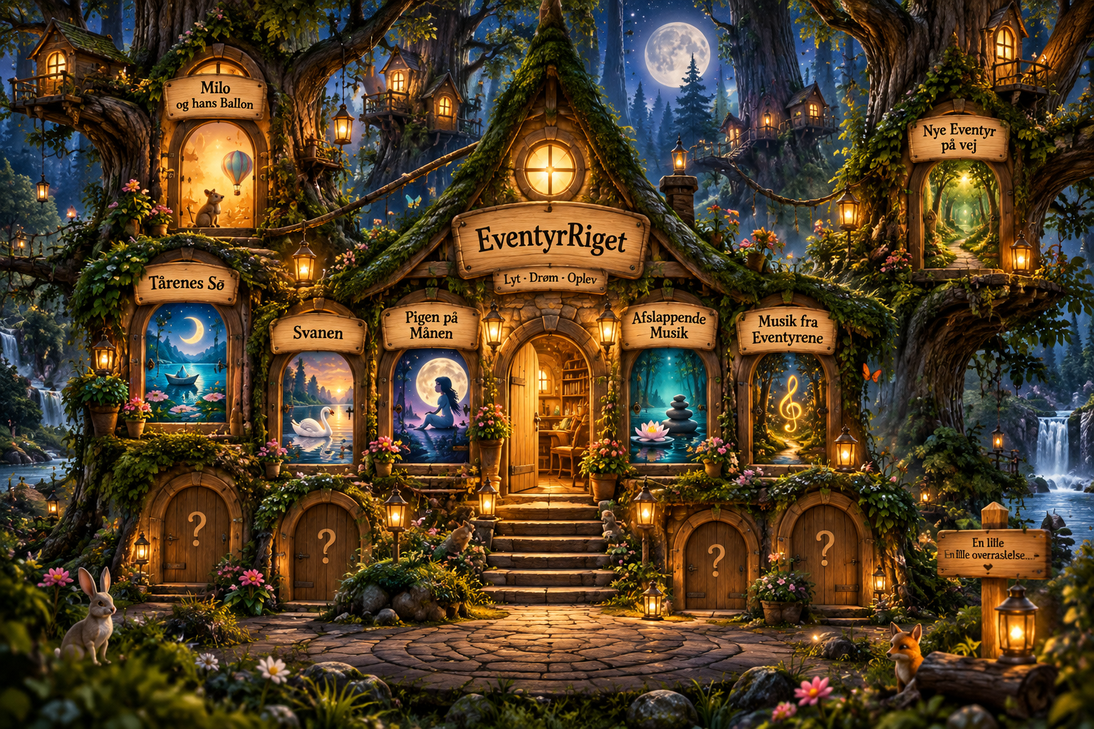 Eventyrhuset i den magiske skov